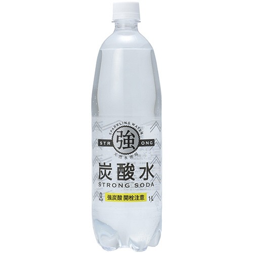 強炭酸水 1L ﾍﾟｯﾄﾎﾞﾄﾙ 1ｹｰｽ(15本)画像