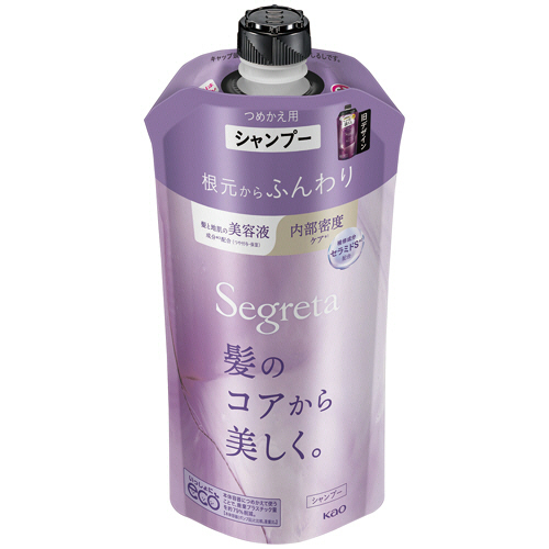 ｾｸﾞﾚﾀ ｼｬﾝﾌﾟｰ 根元からふんわり つめかえ用 340mL 1ﾊﾟｯｸ画像