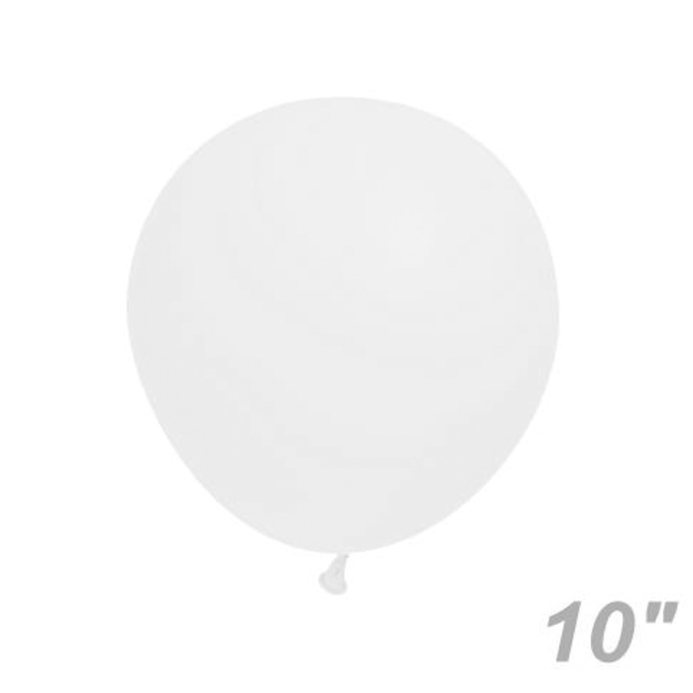 ゴム風船 ホワイト 1パック（100個入）画像
