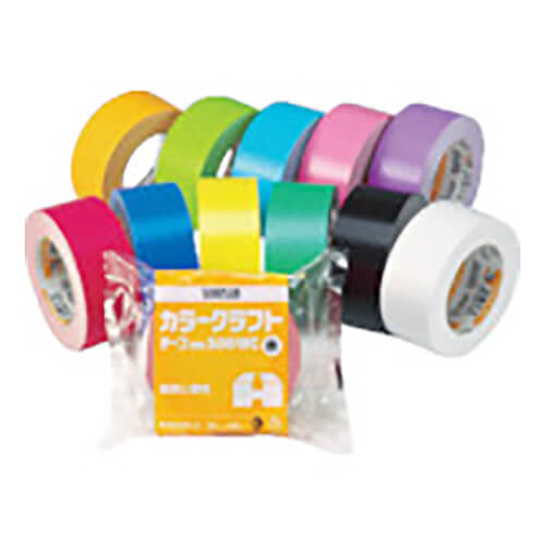 積水 カラークラフトテープNo.500WC 黄緑 50mm×50m K50WC13画像