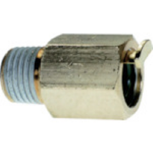 ﾀｯﾁｺﾈｸﾀｰﾆｯﾌﾟﾙｺﾈｸﾀｰ(金属) 4mm R1/8 1個画像