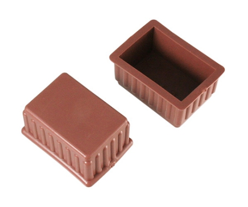 脚キャップ 54×39×26mm 茶 1パック（2個入）画像