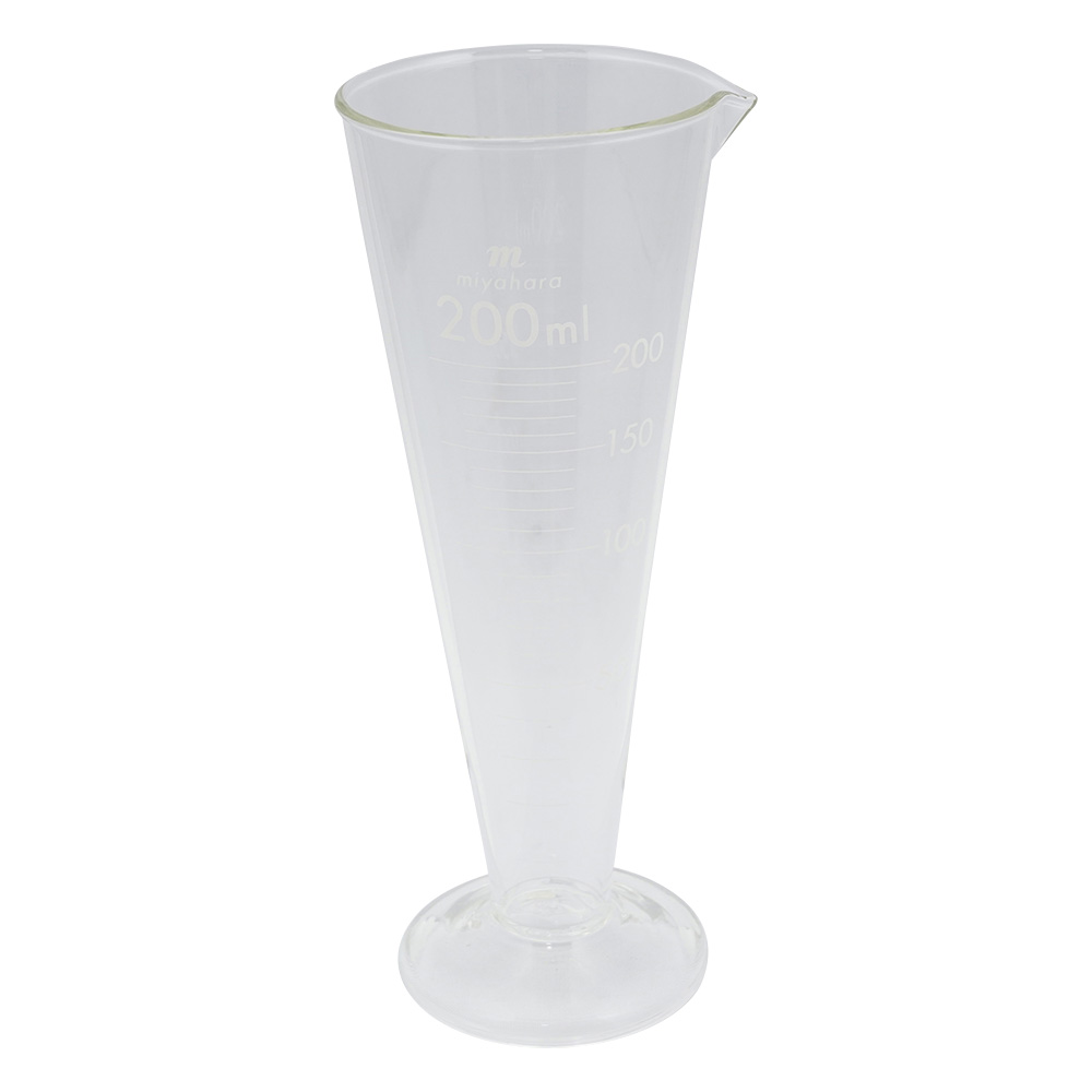 液量計（円錐型）　白目盛　200mL画像
