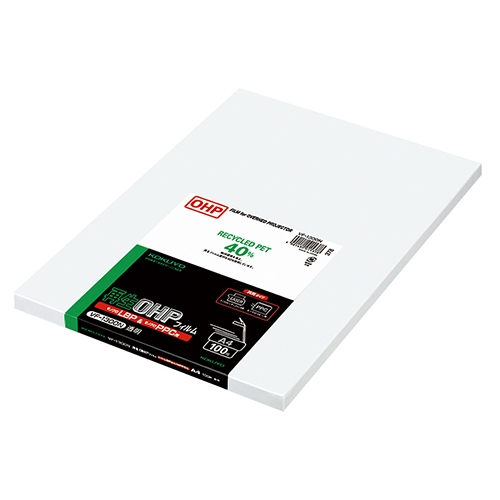 再生OHPﾌｨﾙﾑ ﾓﾉｸﾛﾚｰｻﾞｰ&ﾓﾉｸﾛPPC用 A4 1冊(100枚)画像