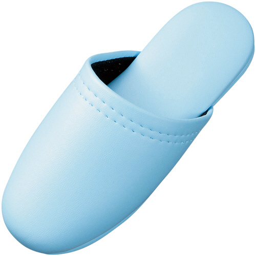 ﾚｻﾞｰ調ｽﾘｯﾊﾟ(子供用) ﾌﾞﾙｰ 1足画像