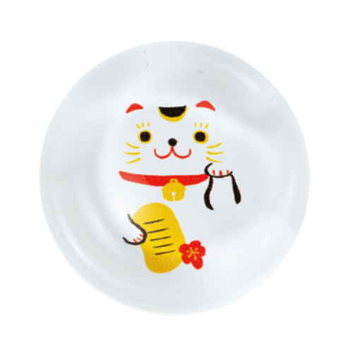 アクリル箸置き 白まねきねこ画像