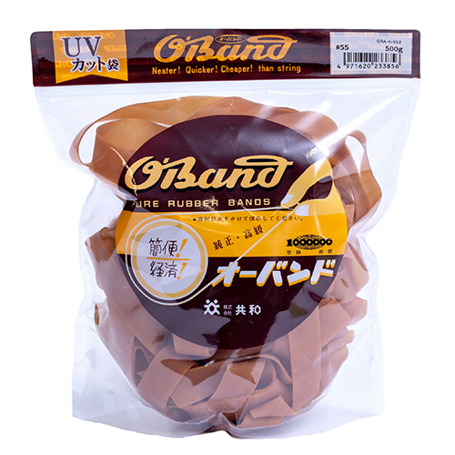 ｵｰﾊﾞﾝﾄﾞ #55 内径140mm 500g入 透明袋 1袋画像