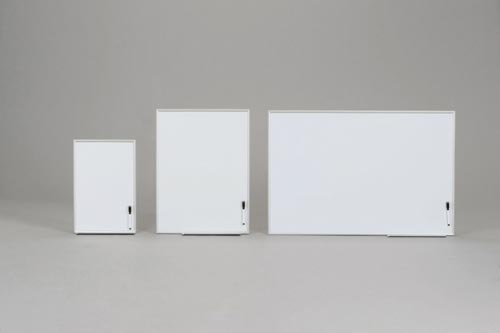 アルミホワイトボード　シルバー／ホワイト画像