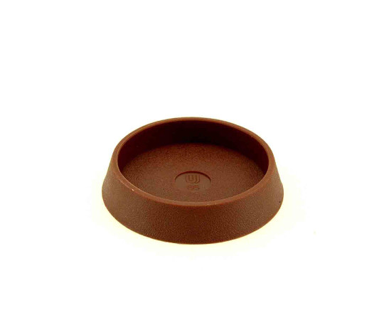イスゴム　平置　丸型　茶　対象脚サイズ65mm画像