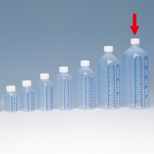 ﾌﾟﾘﾝﾄﾒﾓﾘ瓶 青目盛 500ml 1ｾｯﾄ(40本)画像