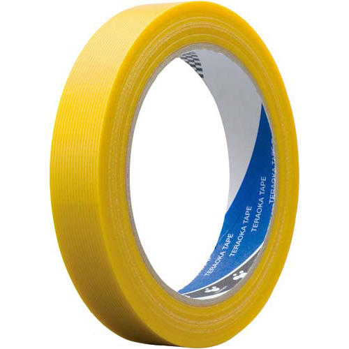 養生Ｐ‐カットテープ　１８ｍｍ　黄　１巻画像