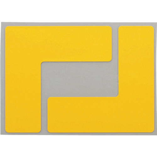 耐久ﾌﾛｱｻｲﾝｽﾞL型M黄 1袋(20枚)画像