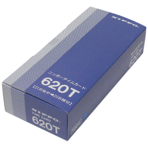 ﾆｯﾎﾟｰ 標準ﾀｲﾑｶｰﾄﾞ 20日締 1ﾊﾟｯｸ(100枚)画像