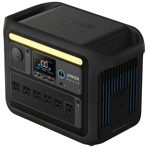 ﾎﾟｰﾀﾌﾞﾙ電源ANKER Solix C1000 PortablePowerStation1056Wh ﾌﾞﾗｯｸ 1台画像