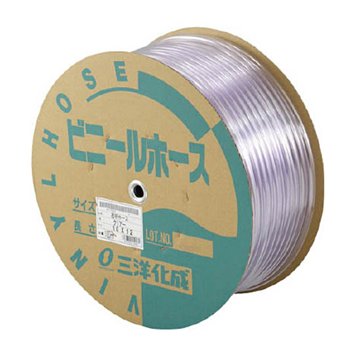 透明ﾎｰｽ10×12mm 100mﾄﾞﾗﾑ巻 1巻画像