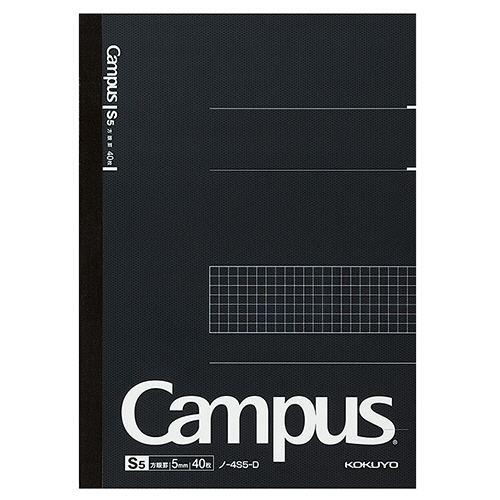 ｷｬﾝﾊﾟｽﾉｰﾄ ｾﾐB5 5mm方眼罫 40枚 1冊画像