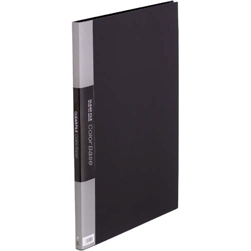 カラーベース固定式　Ａ３縦２０ポケット　黒　５冊画像