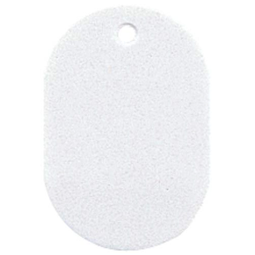 番号札　大　無地　白　６０×４０ｍｍ　１０個入画像