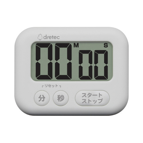 大画面タイマー「シャボン」ホワイト画像