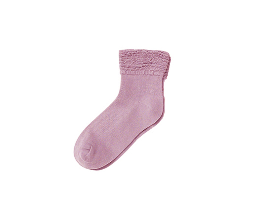 ゴムなしソックス 婦人 春夏用 ローズ