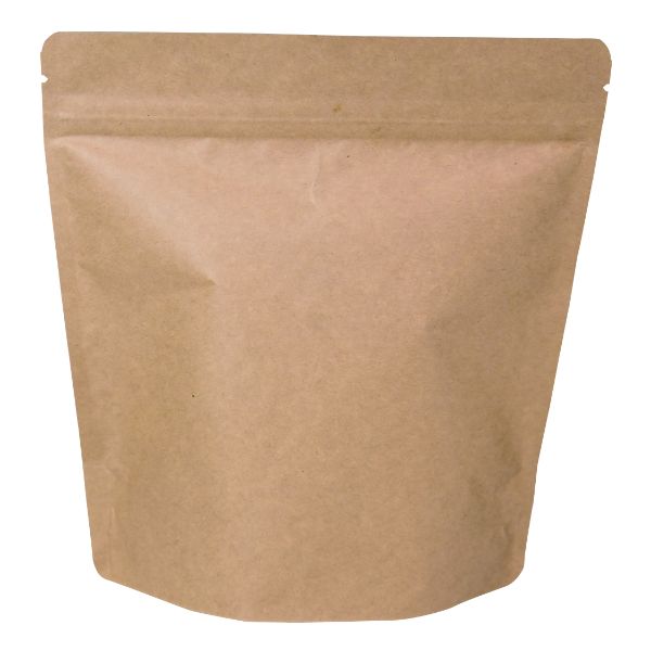 コーヒー豆 袋 COT-861 スタンドチャック袋300g茶インナーバルブ付 ヤマニパッケージ画像