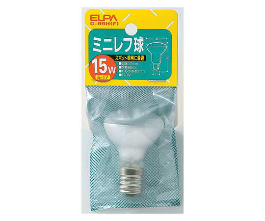 ミニレフ球 E17 15W画像