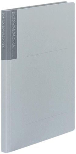 ソフトカラーファイル　Ａ４縦　グレー　１０冊画像