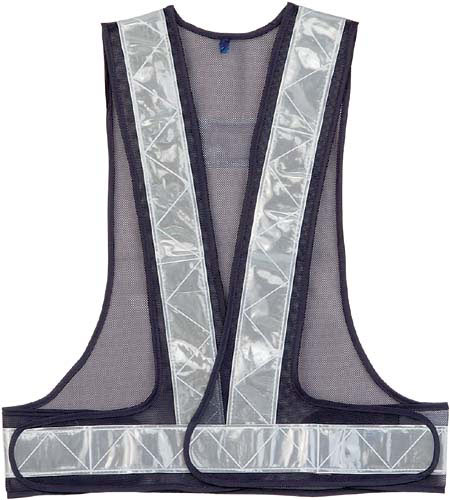安全ベスト　Ｋ－３Ｖ　ネイビー／シルバー画像
