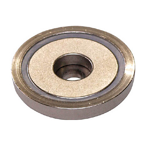 ﾈｵｼﾞ磁石ﾌﾟﾚｰﾄｷｬｯﾁ(段穴ﾀｲﾌﾟ) 1個画像