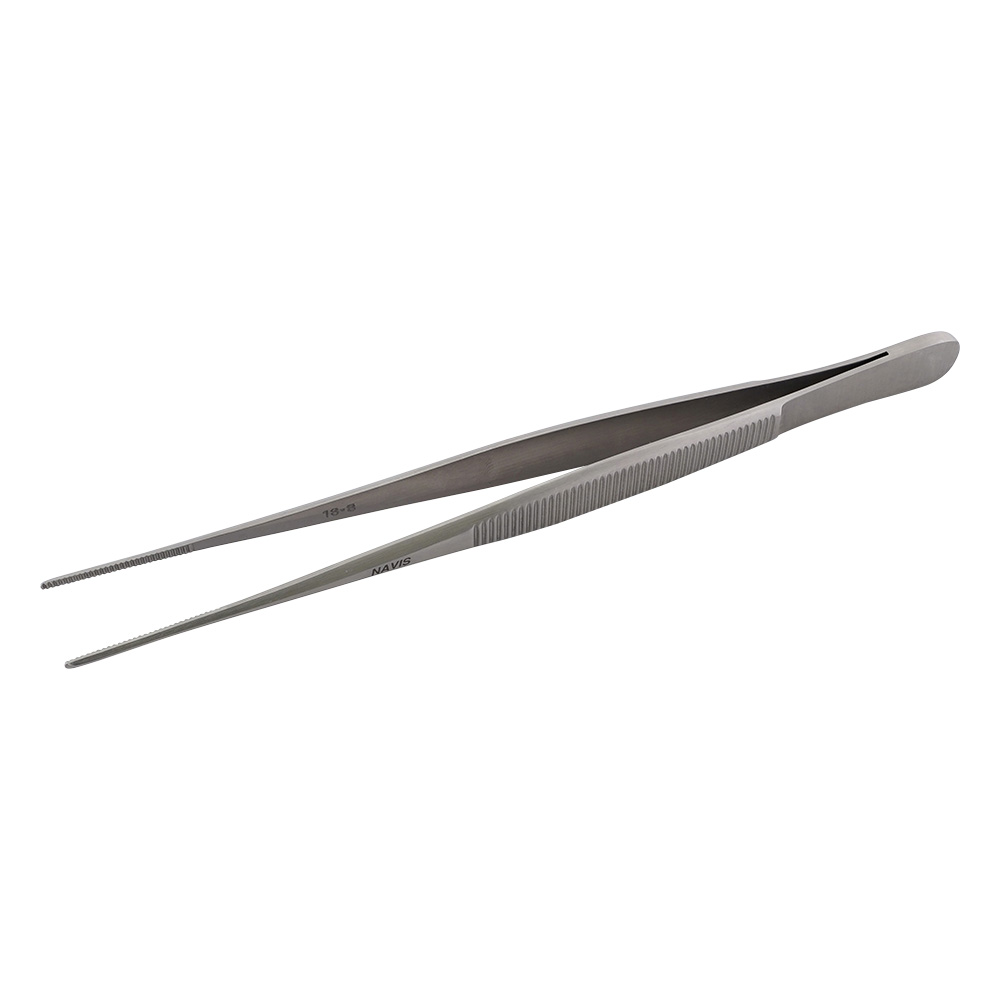 歯科用・先細ピンセット 無鈎 180mm画像