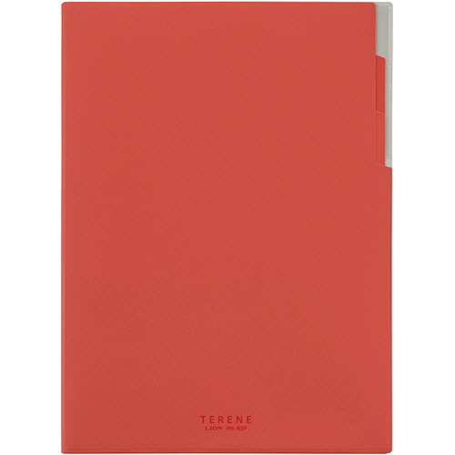 ﾊｰﾄﾞﾒﾓﾎﾙﾀﾞｰ TERENE(ﾃﾚﾈ) A4 ﾚｯﾄﾞ 1冊画像