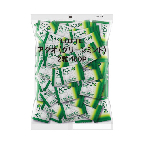 ＡＣＵＯグリーンミントガム　２粒入×１００画像