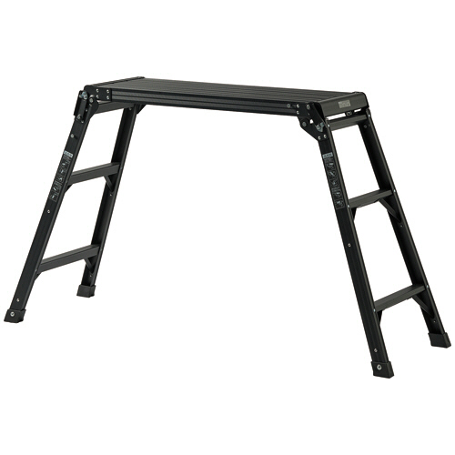 ｱﾙﾐ作業台 3段 ﾌﾞﾗｯｸ 1台画像