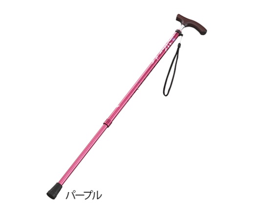 伸縮杖（スリムネックタイプ）　パープル（女性用）画像