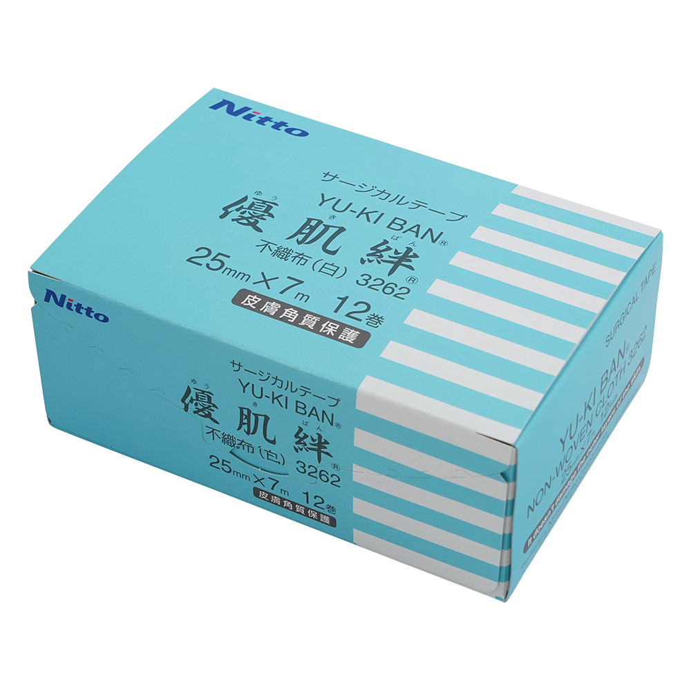 優肌絆®不織布　白　25mm×7m　12巻入画像