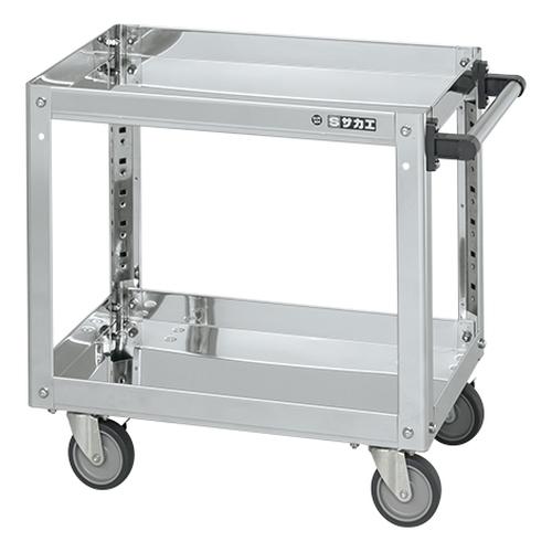 ステンレススーパーワゴン（プレート式）ＳＵＳ４３０　ＳＡＰ４－６０６２Ｅ画像