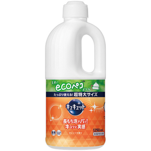 ｷｭｷｭｯﾄ ｵﾚﾝｼﾞの香り つめかえ用 1250mL 1本