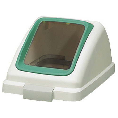 ﾘｻｲｸﾙﾄﾗｯｼｭ ECO-70 角穴蓋 ｸﾞﾘｰﾝ 再生紙 1個画像