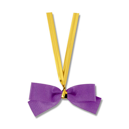 HEIKO クイックリボン 約50mm幅×60mm(リボン巾12mm) 桔梗 20個入画像