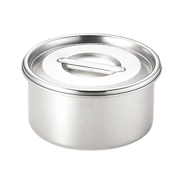 UK 丸・浅型キッチンポット14cm(ツマミ付) YUKIWA画像