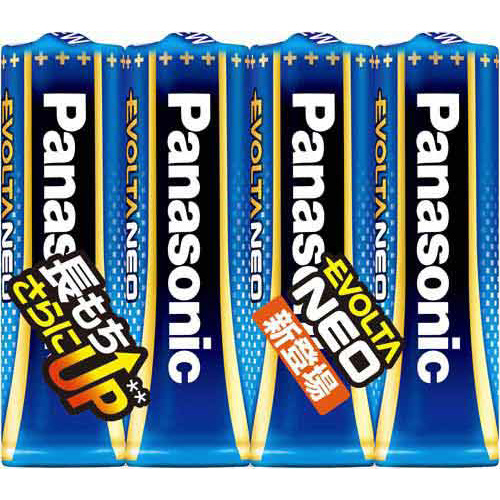 アルカリ乾電池　エボルタネオ　単３　４本入画像