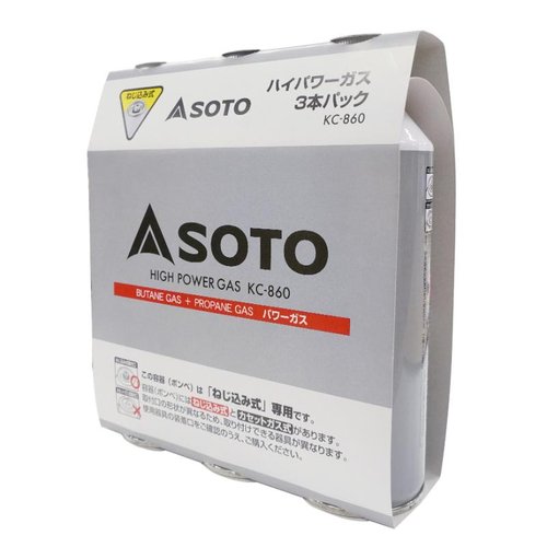 付属品 ハイパワーガス3本パック KC-8601 新富士バーナー [ケース販売]