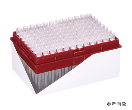 200μL ハイパーフィルターチップ 交換プレート 滅菌 1箱（96本×10プレート入）画像