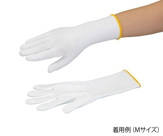 アズツール耐切創ロング手袋（レベル5・コート無）　黄　M画像