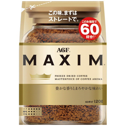 ﾏｷｼﾑ ｲﾝｽﾀﾝﾄｺｰﾋｰ 詰替用 120g 1袋画像