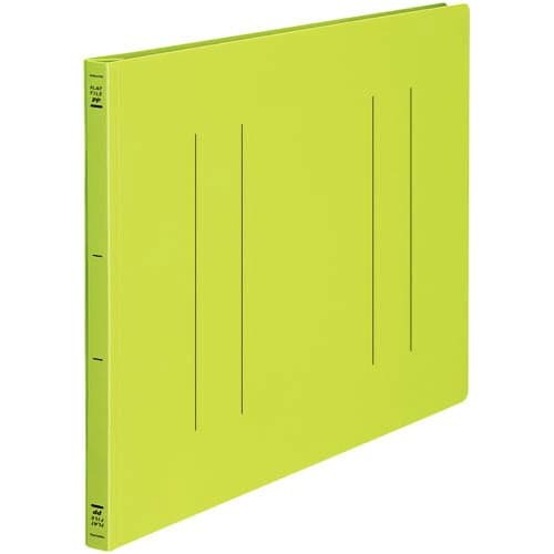 フラットファイル＜ＰＰ＞　Ａ３横　黄緑　１０冊画像
