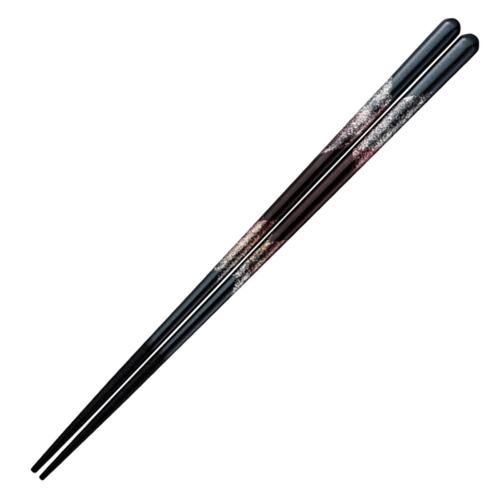箸 23cm KAKEHASHI ARTE ジェムストーン 食洗機対応 木製 天然木 レッド画像