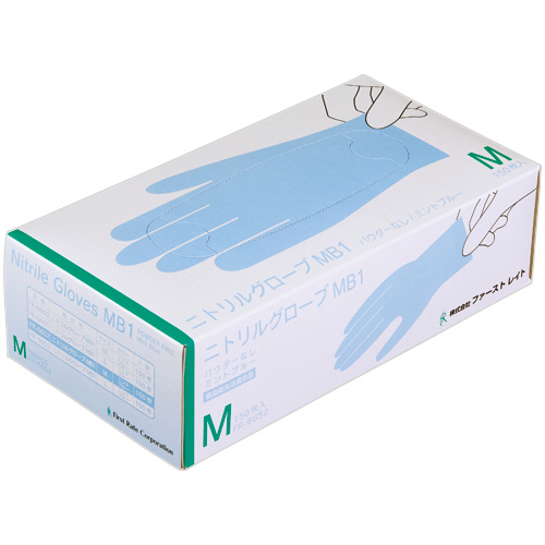 ﾆﾄﾘﾙｸﾞﾛｰﾌﾞMB1 ﾊﾟｳﾀﾞｰﾌﾘｰ ﾐﾝﾄﾌﾞﾙｰ M 1箱(150枚)