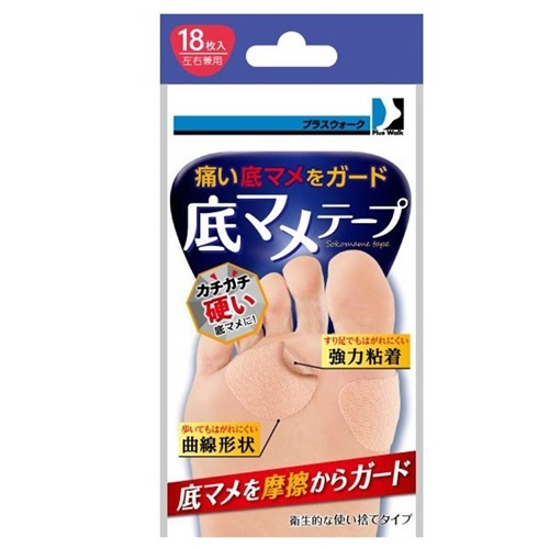 プラスウォーク　底マメテープ　1パック(18枚)画像