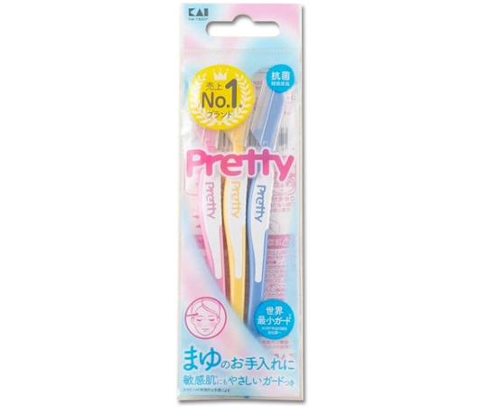 まゆそり用カミソリ プリティー マユソリL 3本入画像